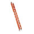 Bauer Ladder Fiberglass Extension Ladder, 375 lb Load Capacity 38120